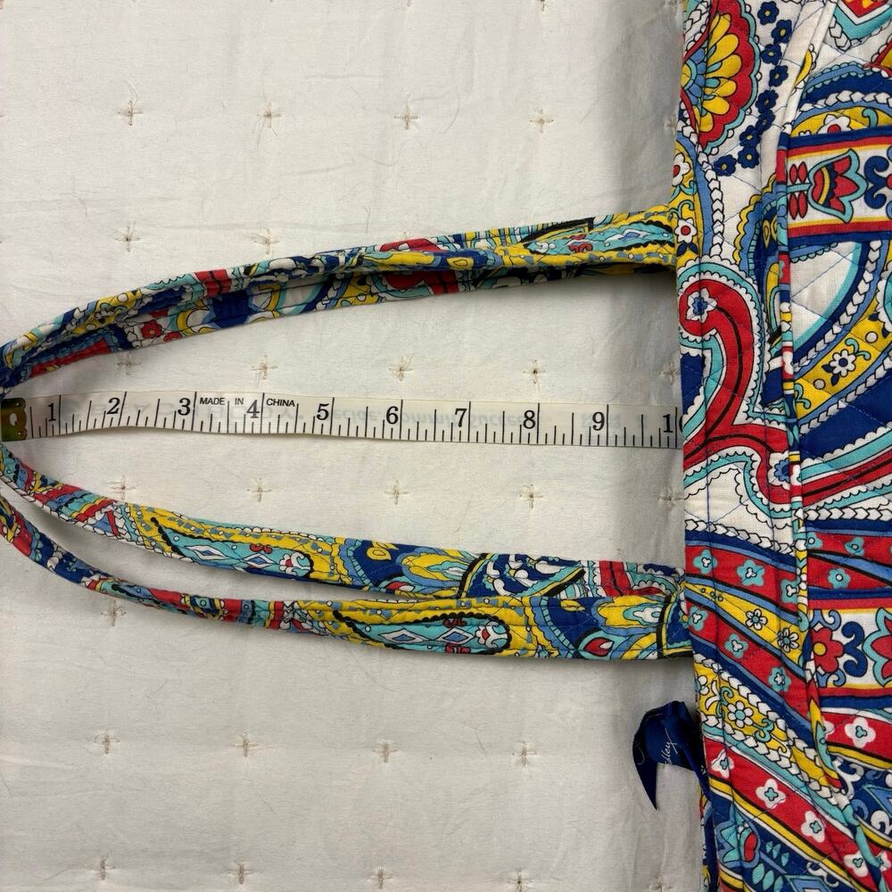 Vera Bradley Shoulder Tote Bag in Marina Paisley Retired 2013 Casual Cottagecore - Picture 11 of 11